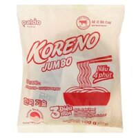 Mì lẩu vị bò cay Jumbo Koreno 100g