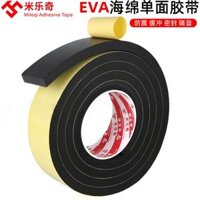 Mi Lech Black FOAM EVA Keo dán một mặt Cotton mạnh mẽ Cửa sổ cực mỏng trên con dấu Liên kết thấp Anti-Crash Burst Giảm Băng keo dán chống Ăn mòn hóa học Không độc hại 2-3-5mm