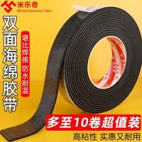 Mi leqi bọt biển keo hai mặt mạnh siêu mỏng độ nhớt cao cố định tường sinh viên bọt eva với đồ trang trí băng cao su bằng tay dán nhãn dán di chúc sử dụng keo hai mặt bán buôn dày 1-2-3mm