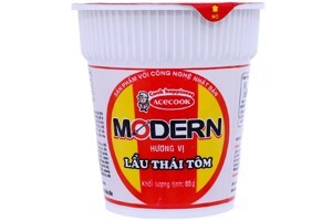 Mì ly lẩu Thái tôm Modern 65gr