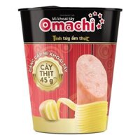 MÌ LY OMACHI XỐT BÒ, SƯỜN HẦM NGŨ QUẢ 114G (THÙNG 24 LY/CÓ CÂY THỊT 45G )
