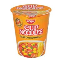 Mì Ly Vị Cua Sốt Cay Singapore, Cup Noodles, Singaporean Chilli Crab Flavour (71g) - NISSIN