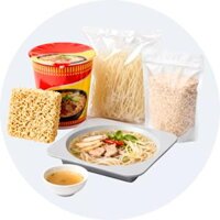 Mì, miến, cháo, phở, canh ăn liền