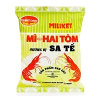 Mì Miliket hai tôm cao cấp sa tế gói 75g