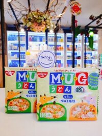 Mì Mug Nissin xanh ( Udon truyền thống & Carry lợn con)