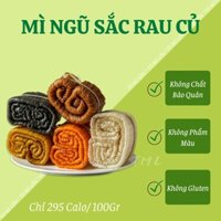 Mì ngũ sắc rau củ quả giảm cân, mỳ ngũ săc rau củ eat clean, ăn chay, không chiên nóng 1kg