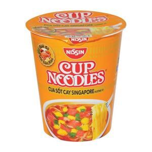 Mì Nissin vị cua sốt cay Singapore ly 71g