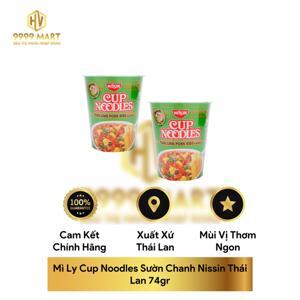 Mì Nissin vị sườn chanh Thái Lan ly 74g