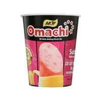 Mì Omachi sườn hầm ngũ quả thịt hộp 115g ly