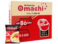 Mì Omachi xốt bò hầm thùng 30 gói 80g