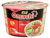 Mì Omachi xốt bò hầm - Thùng 18 tô x 92g