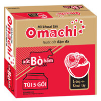 Mì Omachi xốt bò hầm - Thùng 30 gói x 80g