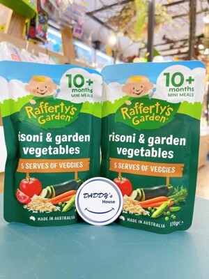 Mì ống Risoni Rafferty's Garden các loại rau củ 170g (Trên 10 tháng)