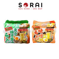Mì ramen hokusen Nhật bản túi 5 gói 90g - vị miso