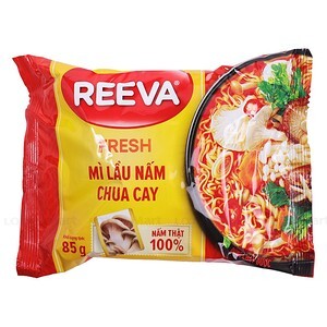 Mì Reeva lẩu nấm chua cay gói 85g