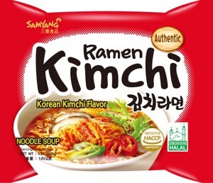 Mì Samyang kim chi ramen gói 120g