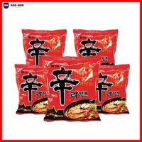 Mì Shin Ramyun cay nước Hàn Quốc [ COMBO 5 GÓI ] Loại Ngon - BẢO ANH