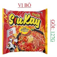 Mì Siu Cay gói 127g vị bò, vị hải sản