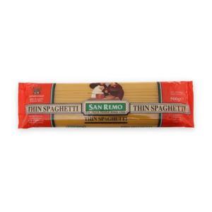 Mì Spaghetti số 4 sợi mảnh San Remo gói 500g