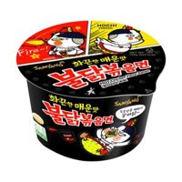 Mì Tô Gà Cay Xào, Hot Chicken Ramen Stir Fry, Big Bowl (105g) - SAMYANG
