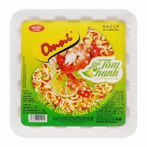 Mì tôm chanh Omni hộp 75g