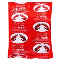 Mì Tôm Đỏ Miliket 80G