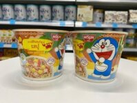 Mì Tôm Doraemon Nissin Thái Lan 40gr vị cua biển (màu cam)
