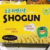 Mì tôm trẻ em Shogun nhập khẩu Indonesia gói 18gr, Hộp 30 gói Vị gà rắc phô mai, vị nước tương, vị cay, vị nguyên bản