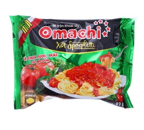 Mì trộn Omachi xốt Spaghetti gói 91g
