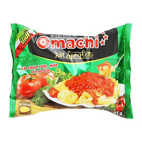 Mì trộn Omachi xốt Spaghetti gói 91g