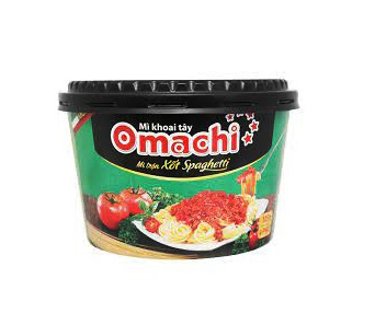 Mì trộn Omachi xốt Spaghetti hộp 105g