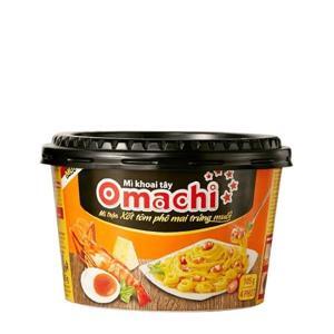 Mì trộn Omachi xốt tôm phô mai trứng muối hộp 105g