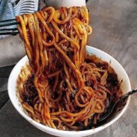 mì trộn tương đen