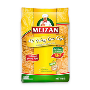 Mì trứng cao cấp Meizan gói 500g