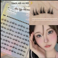 mi tự dính hộp to không keo dáng mi khóm cỏ tặng nhíp gắn khi mua