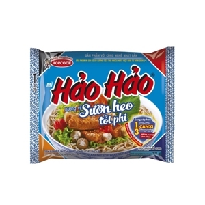 Mì vị sườn heo tỏi phi Hảo Hảo gói 73g