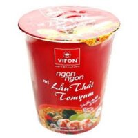 Mì Vifon Ngon Ngon Lẩu Thái Tom Yum Ly 60G