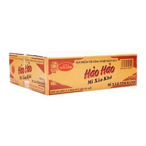 Mì xào khô vị tôm hành Hảo Hảo thùng 30 gói x 75g