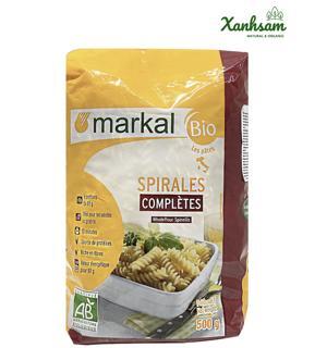 Mì xoắn lứt hữu cơ Markal gói 500g
