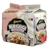 Mì Xốt Kem Koreno Bulgogi Carbonara Lốc 5 Gói 100G