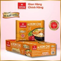 Mì xuất khẩu  kim chi VIFON 80gr/gói, 20 gói/Thùng.