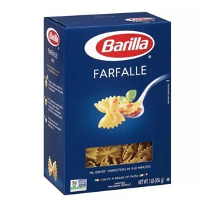 Mì Ý Barilla nui hình nơ Farfalle 500g