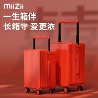 Mi Zhi vali màu đỏ của hồi môn đám cưới mật khẩu xe đẩy mới hộp nội trú du lịch của hồi môn vali nữ 20 inch va ly keo