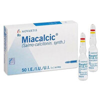 Miacalcic Inj. 50IU/ml 1mlx5's điều trị tăng calci huyết, loãng xương