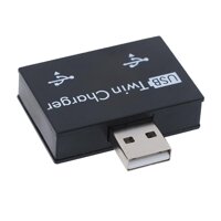 Miankeji 1-To-2 Cổng Ra USB 2.0 USB Dual Bộ Chia Hub Dây Adapter Chuyển Đổi