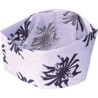 [Miaomiao] [Quần áo ẩm thực Nhật Bản Dashi 1] Phong cách Nhật Bản Lá tre Hoa Sushi Mũ nấu ăn Buffet Mũ đầu bếp Lưới một kích thước 29 * 10cm Có thể thêu nhân vật.Xing Maobao