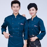 [Miaomiao] [Quần áo đầu bếp nổi tiếng 1] Quần áo đầu bếp dài tay thu đông Quần áo nam nữ Khách sạn Khách sạn Bakery Tay ngắn Nhà hàng mùa hè Nhà hàng ăn uống căng tin Quần áo làm việc.Vijun Yuzhou Weijun