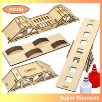 [Miaon.vn] Bộ chướng ngại vật xe RC cầu gỗ RC cho xe RC tỷ lệ LDARC X43 M58 1 / 43
