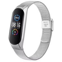 Miband 7 - Dây đeo kim loại thép lưới Xiaomi Mi band 7 - Bạc,Miband 7