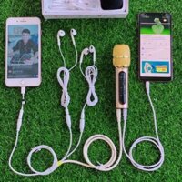 Mic C11 nâng cấp bắt được xa âm thanh hát nhẹ dễ chỉnh có tích hợp pin tặng kèm tai nghe ♥️♥️ Mic thu âm C11 nhỏ gọn